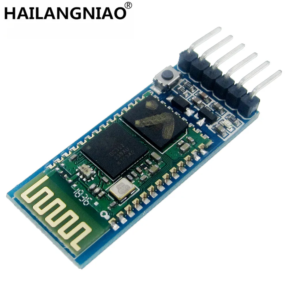 5pcs/LOT HC05 JY-MCU anti-reverse, integrated Bluetooth serial pass-through module, HC-05 master-slave 6pin