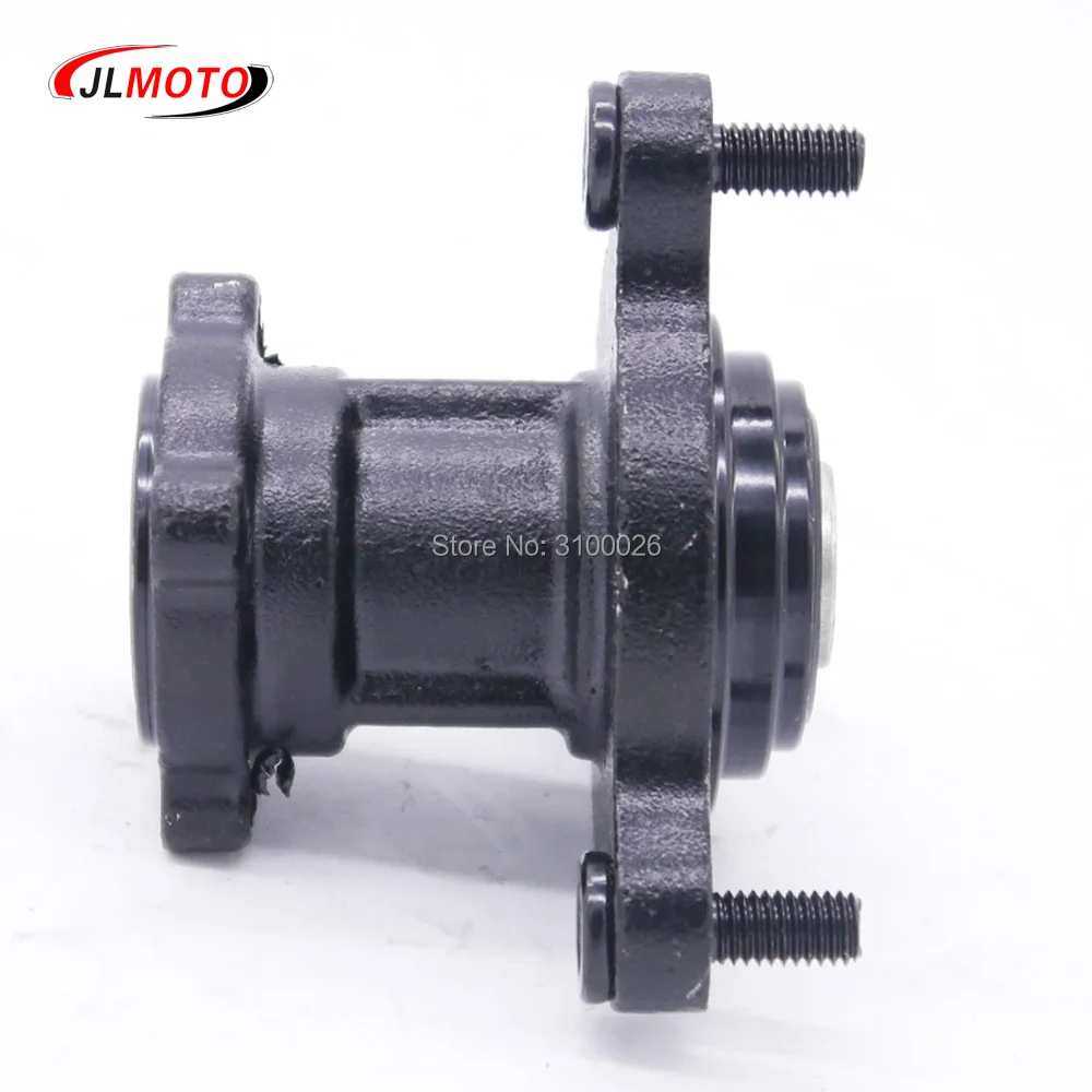 Front 90mm 3*M8 15mm Stud Wheel Hub Fit For 50cc 110cc 125cc ATV 6 7 8 Inch Rim Tire Go Kart Buggy Karting ATV Quad Bike Parts