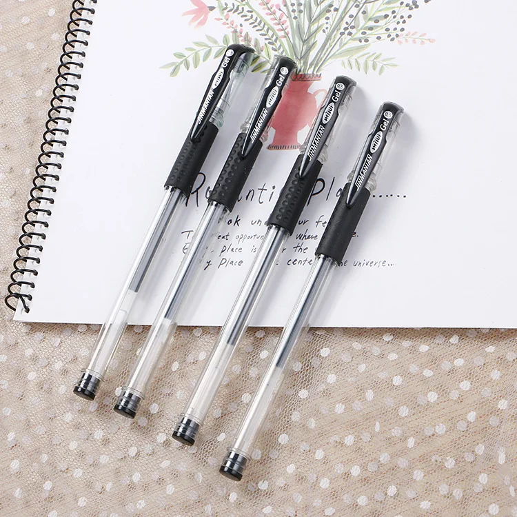 1pc European Standard Gel Pen 0 5mm Bullet Water Pen Needle Office Supplies Pen Students Exam Special