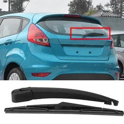 Car Rear Windshield Windscreen Wiper Arm & Blade Set For Ford Fiesta MK6 MK7 ST150 02-08