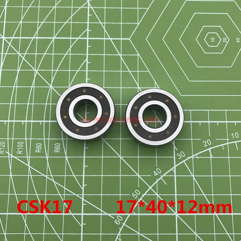 2023 Real Special Offer 2pcs Csk17 No Keyway Cam Clutch, One Way Bearing ,backstop,sprag Freewheels ,17*40*12 Mm