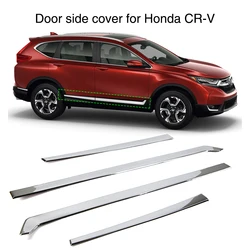 Car Body Door Side Line Cover for Honda CR-V CRV 2017 2018 2019 2020 2021 Exterior Chrome Molding Trim Guard