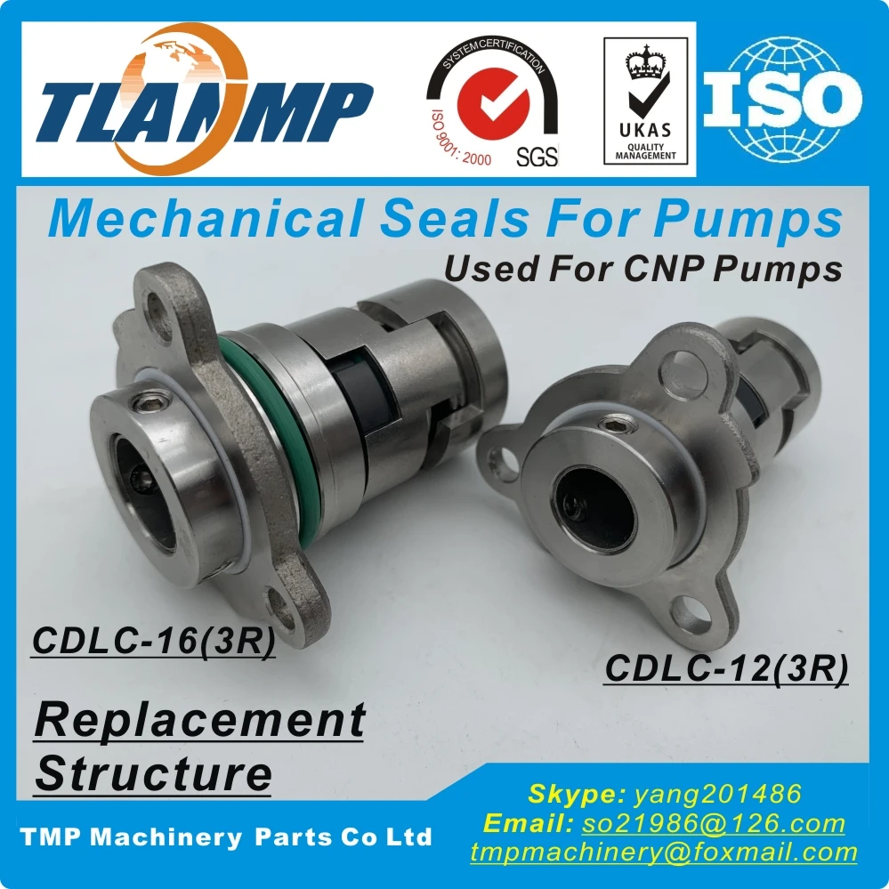 CDLC-12(3R) , CDLC-16(3R) TLANMP Mechanical Seals for CDL/CDLF1/2/3/4 (Replacement Structure) CNP/SPERONI Pumps Cartridge Seals