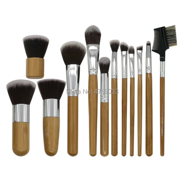 

Free Shipping 1 Set Pro Makeup Brushes Set 12pcs/set Eye Shadow Blending Eyeliner Eyelash Eyebrow Brushes For Makeup