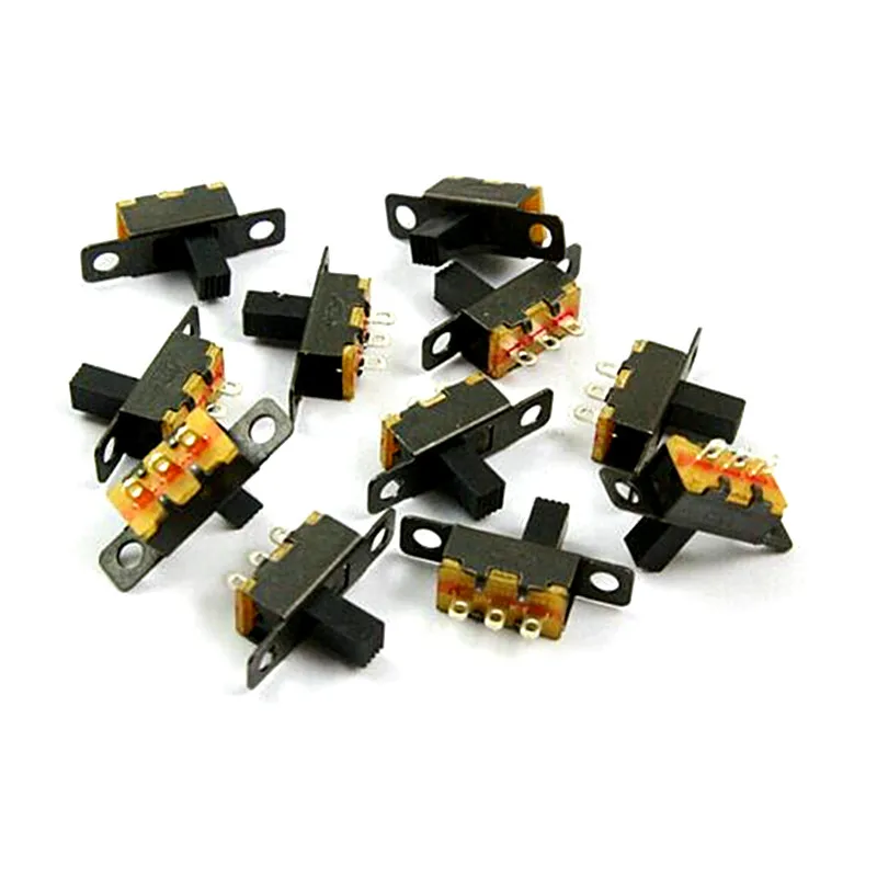 20/50pcs/lot Micro Slide Switch 3PIN 2 Position 1P2T ON-OFF Toggle Switch Handle Length 6mm SS12F15VG6 SS12F15VG5