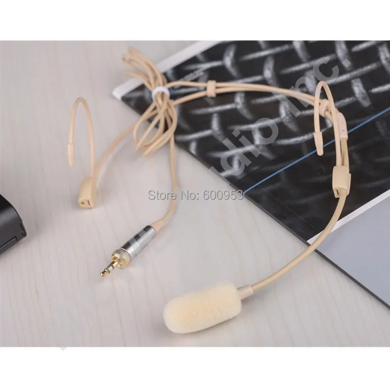 คลาสสิก Cardioid ชุดหูฟังไมโครโฟนสําหรับ Sennheiser G2 G3 G4 ไร้สาย Stage Performance ไมโครโฟน Beige Dual หูไมค์ 3.5 มม.