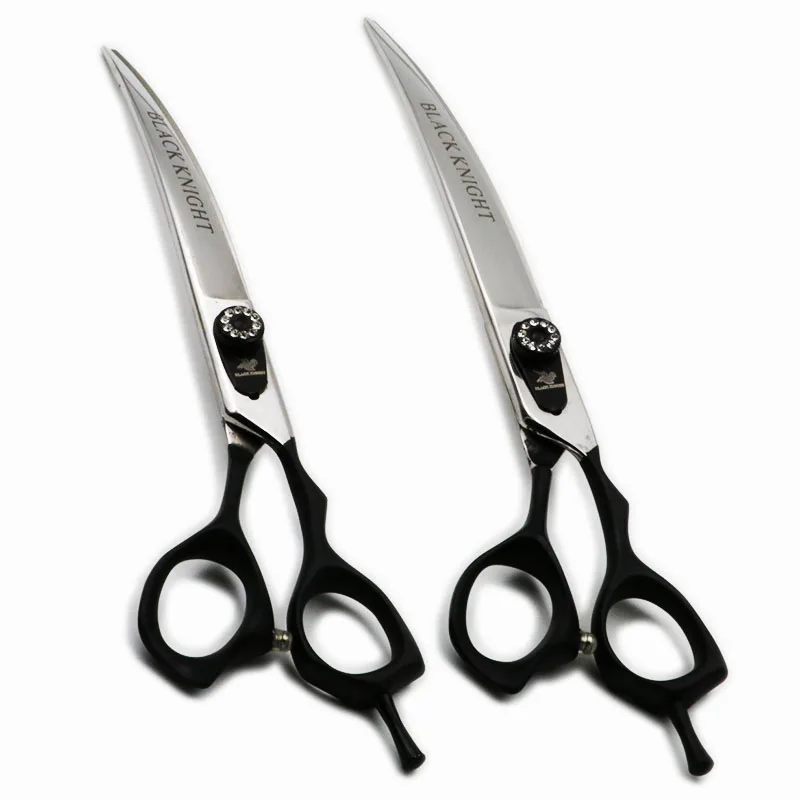 7.0 8.0 Inch Professional Pet Scissors For Dog Grooming Upward Curved Right Left Hand Shears