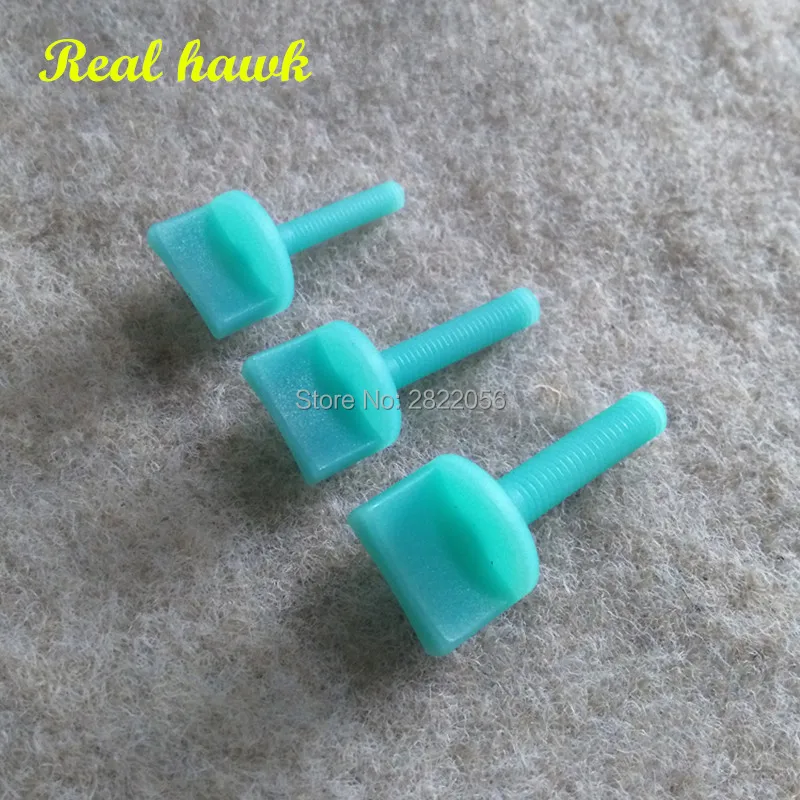 10pcs M4/M5/M6 plastic screws PC transparent bolt PC hand thumb Screw M4/M5/M6*L RC Model accessories