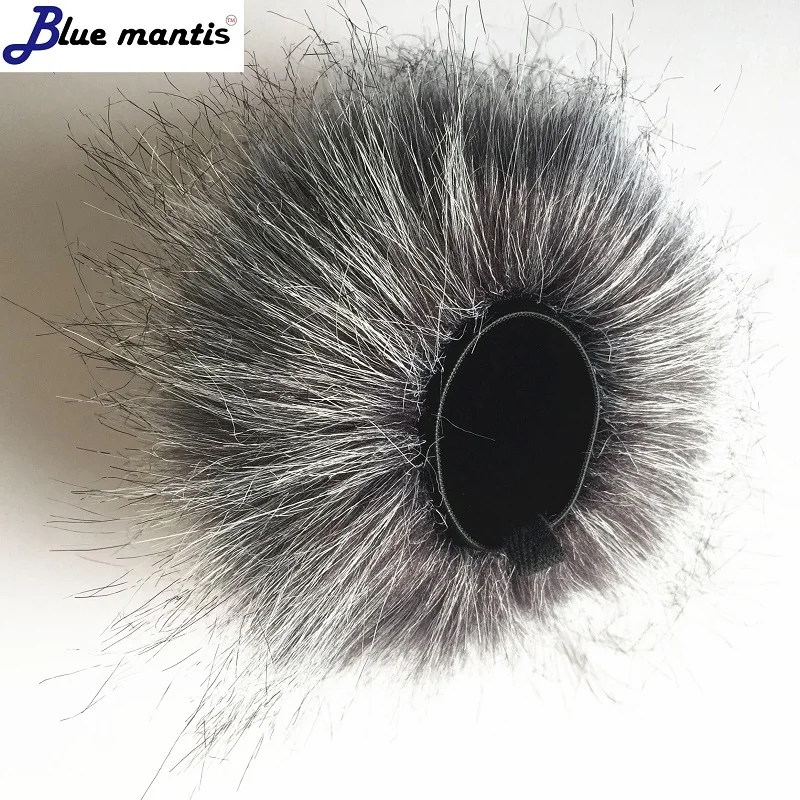 Blue Mantis Pop Filter Dead Cat Outdoor scudo per parabrezza in pelliccia artificiale per ZOOM H3-VR esterno copertura per microfono in pelliccia antivento