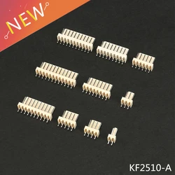 20pcs/lot male material KF2510 KF2510-2/3/4/5/6/7/8/9/10/11/12A 2.54 mm Male Connector Pin Header 2.54mm