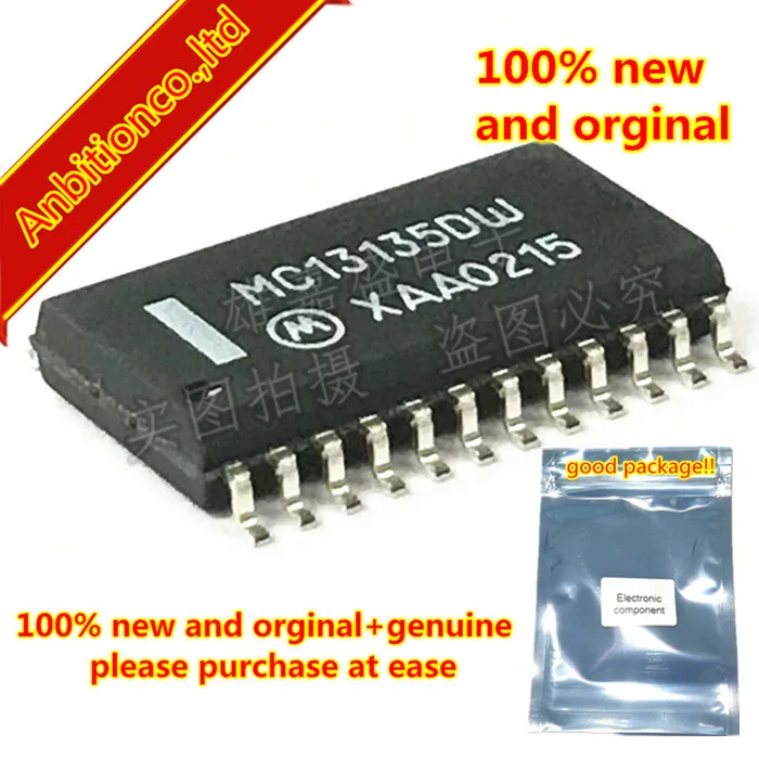 

10pcs 100% new and orginal MC13135DWR2 MC13135 SOP24 in stock