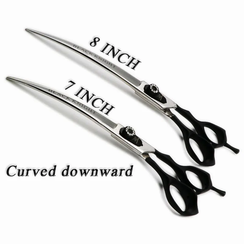 

7.0 8.0 Inch Professional Pet Scissors For Dog Grooming Upward Curved Right Left Hand Shears