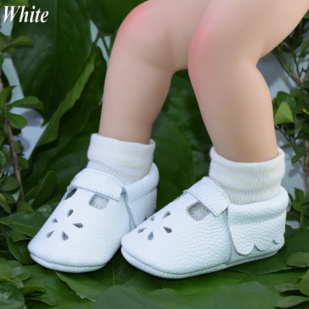 

Baby Shoes Cow Leather Bebe Booties Soft Soles Non-Slip Footwear For Infant Toddler First Walkers Boys And Girls Slippers