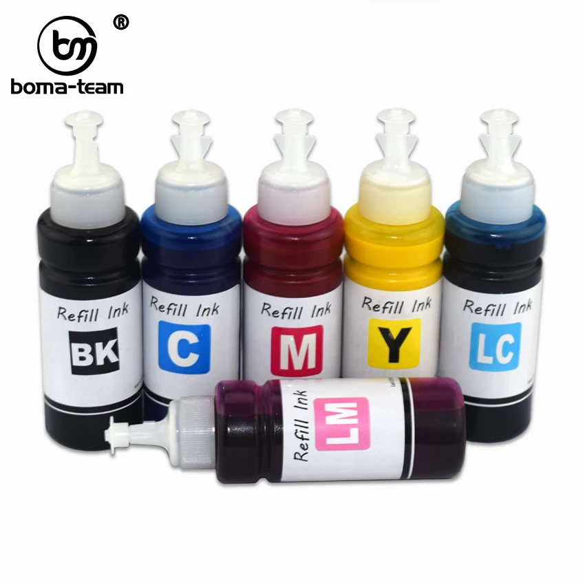 Imagem -03 - Pigmentos de Tinta para Impressora Epson 1390 R265 R285 R360 Rx560 Rx585 Rx685 P50 Px650 Px660 Px700 Px710 Px720 Px730 Px800 Impressora 100ml Cores de