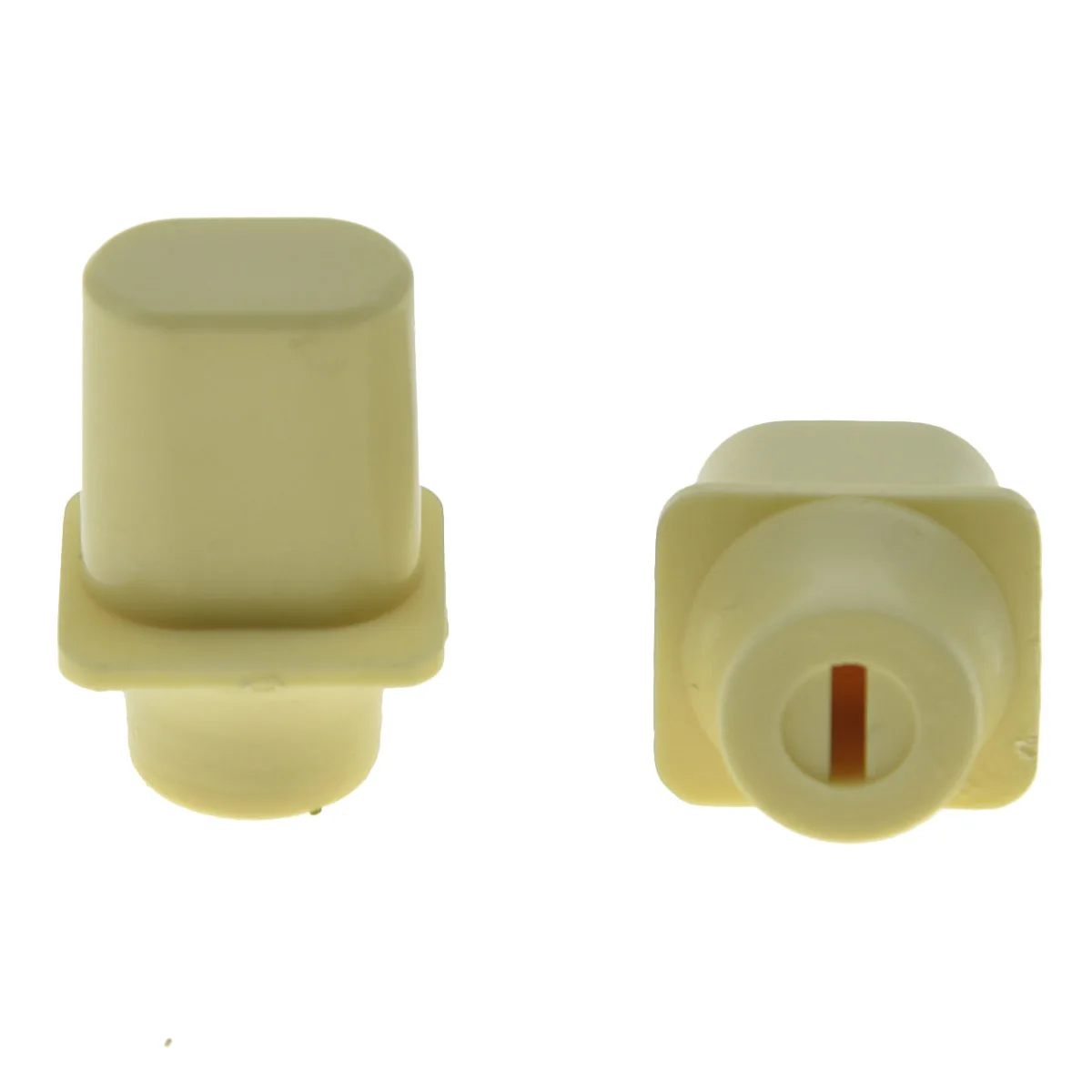 KAISH Pack of 2 Vintage Top Hat Switch Tip 3 Way /4 Way Pickup Selector Switch Knobs for U.S. Tele/Telecaster Black/Ivory/White