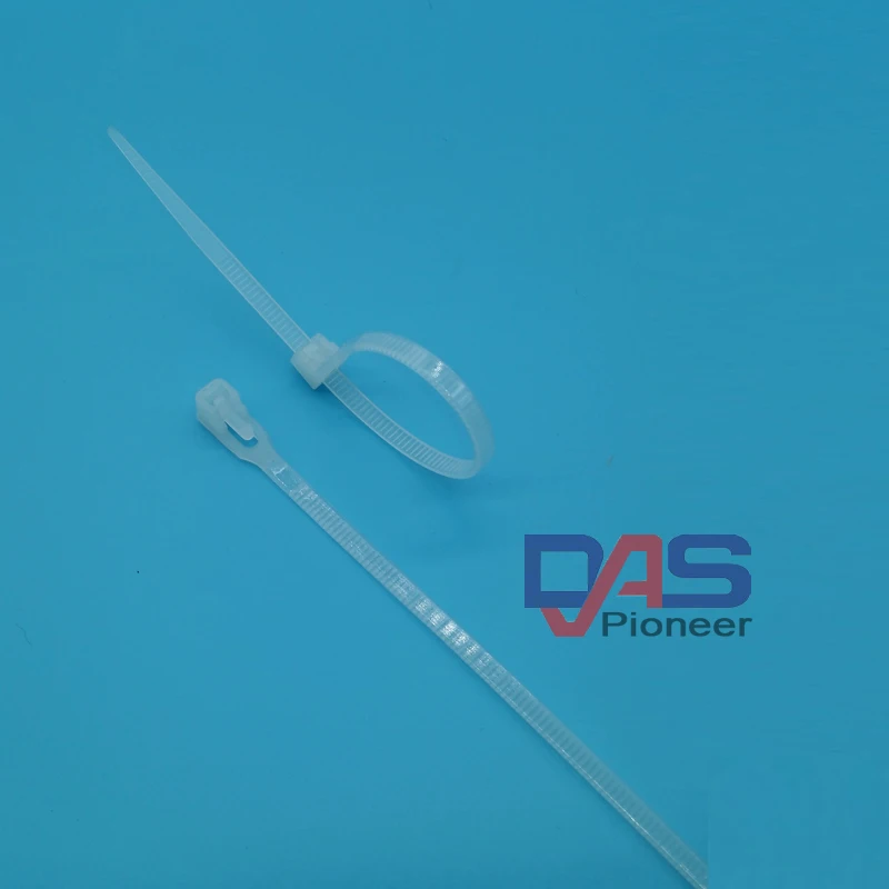 

Releasable cable ties 100pcs 7.87inch 4 x200mm 40 lbs White Zip tie