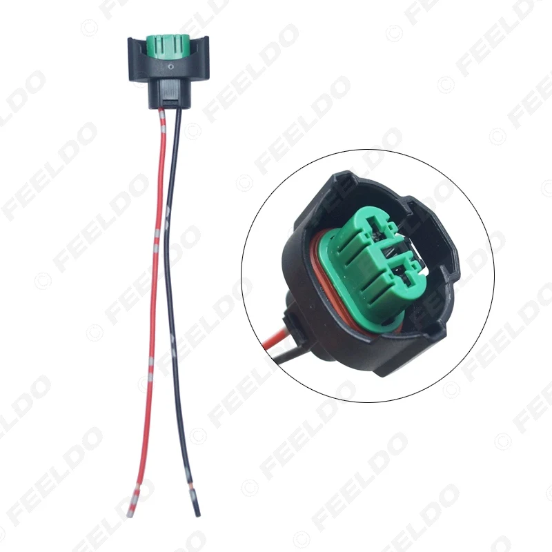 Feel do سيارة H8/H11 العلوي مصباح حامل المقبس LED HID الهالوجين موصل ضوء الأسلاك تسخير محول القابس # FD5962