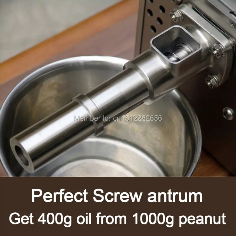 Stainless steel automatic coconut oil extractor, coconut oil maker, mini oil press machine for coconut & seeds