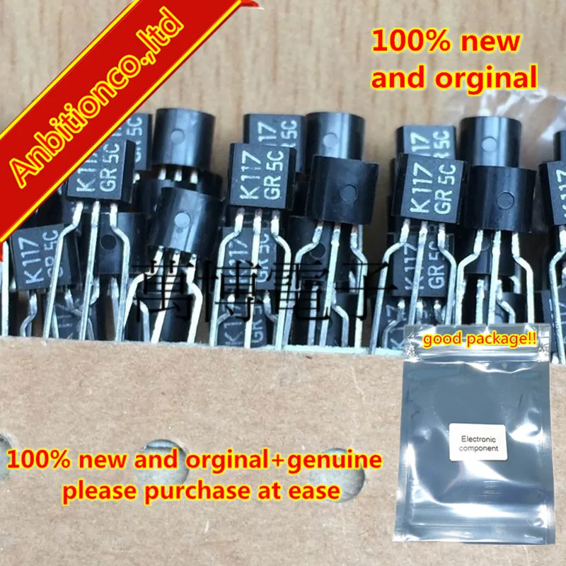 10pcs 100% new and orginal 2SK117-GR 2SK117GR K117 2SK117 in stock