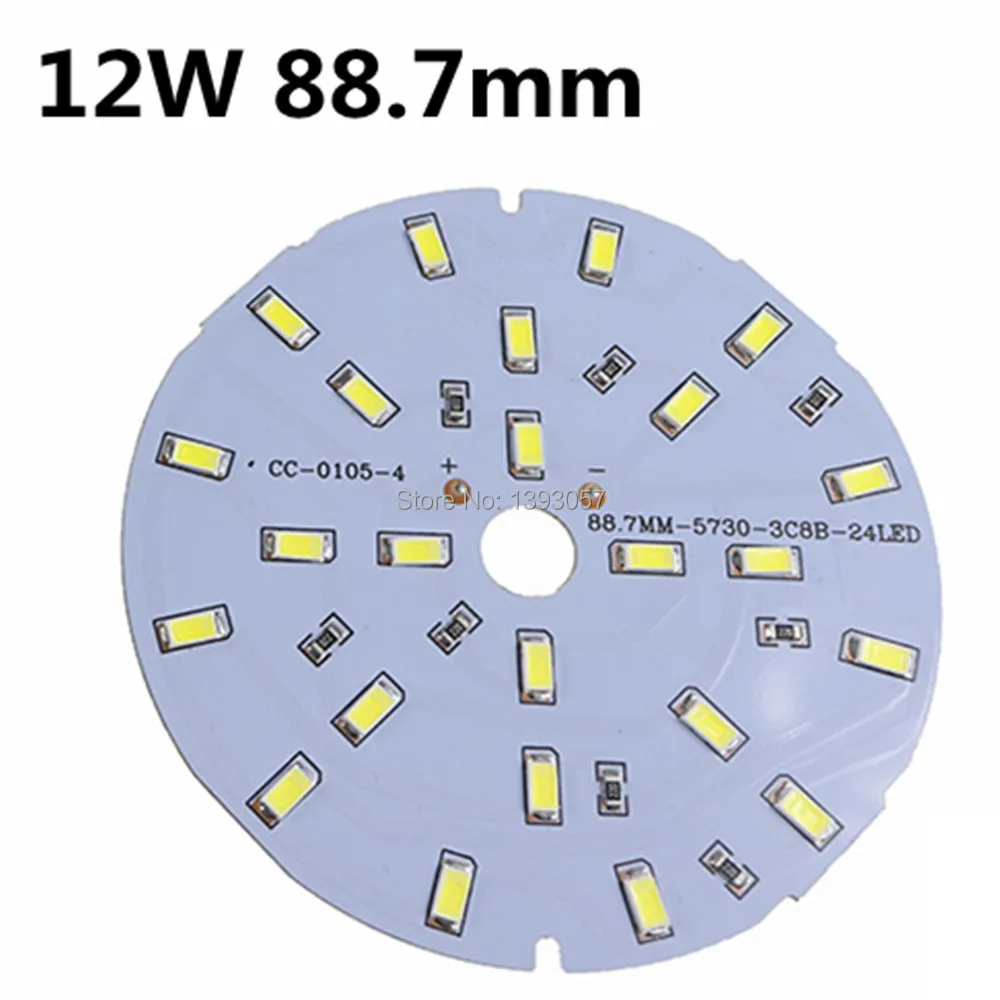 10PCS LED Source SMD5730 PCB DC 12V 100LM/W Lamp 3W 5W 7W 9W 12W 15W 21W 30W 45W Led Bulb White/ Warm for Camping/Home lighting