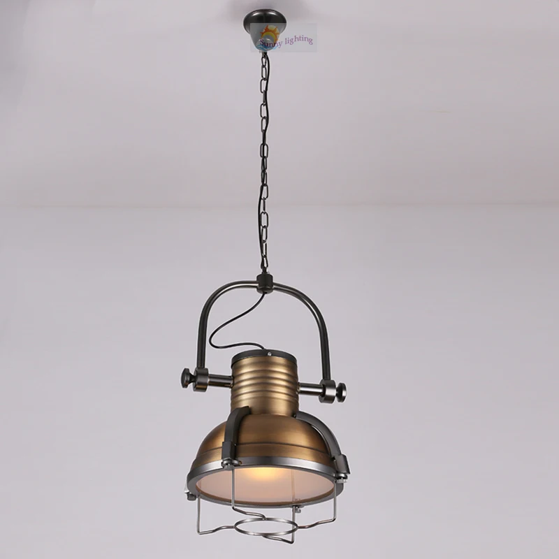 Iron Factory Vintage Pendant Light Bar industrial lighting Chrome bronze Kitchen Restaurant  Lighting Suspension Pendant Lamp