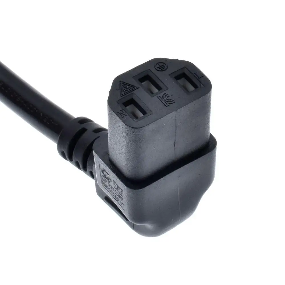 90 Degree Power Cord Israel SI-32 3 pin Plug to IEC320 C13 Power Cord10A 250V Up angled Computer Power Cable  for TV,PC,Computer