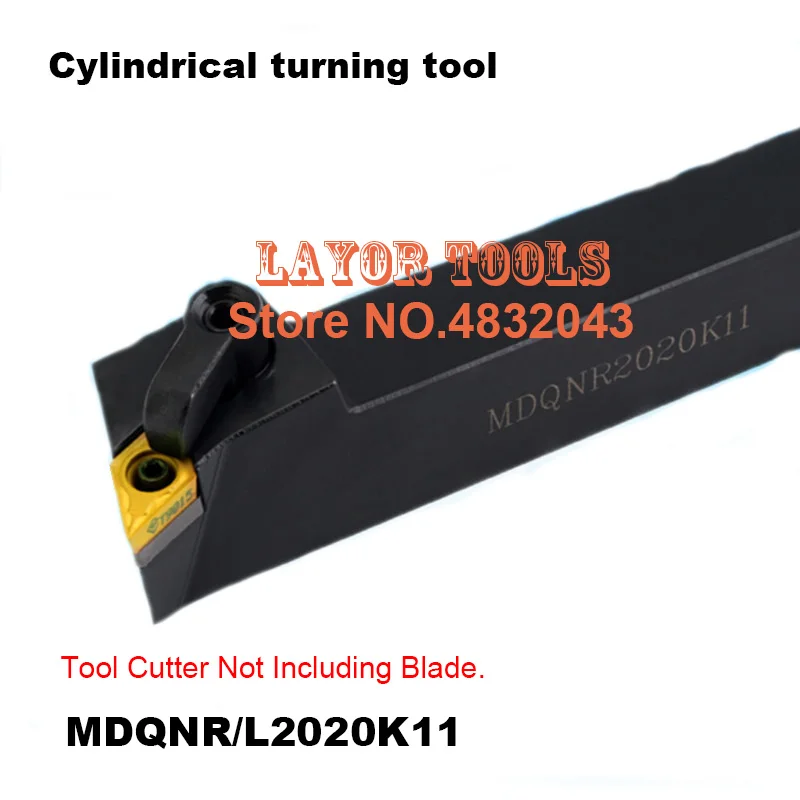 MDQNR2020K11, 20*20*125mm Metal Lathe Cutting Tools,CNC Turning Tool,Lathe Machine Tools, External Turning Tool Type MDQNR/L