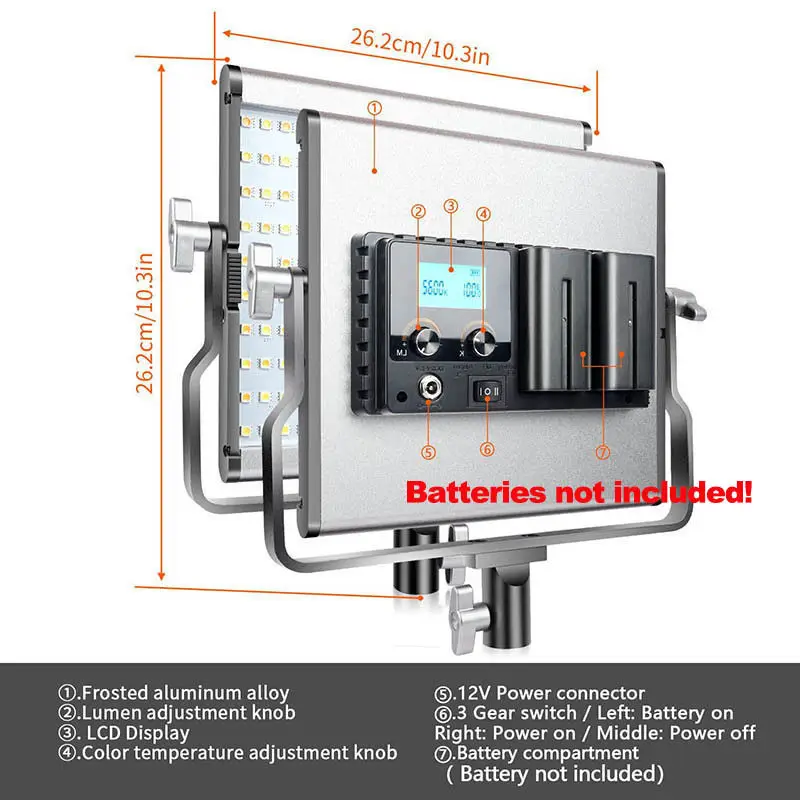 L4500 2 色 3200-5600 k 200 LED 1650LM U ブラケットパネルビデオ撮影ライト + バッグキットキヤノンニコンキヤノンニコンソニーペンタックス一眼レフカメラ