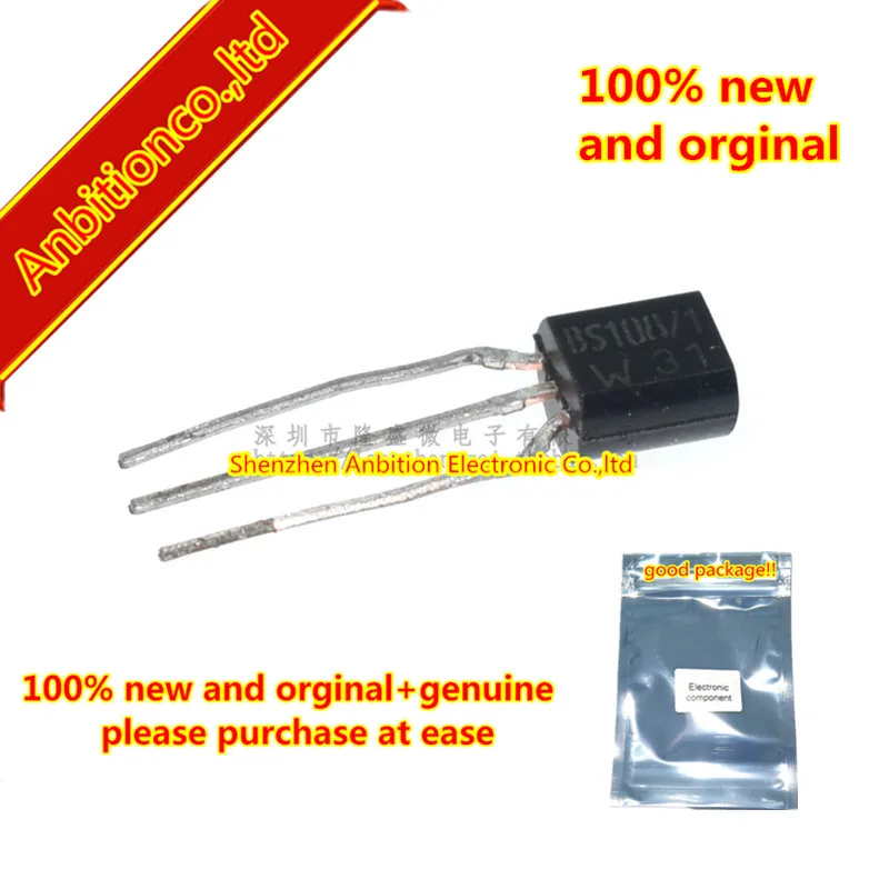 10pcs 100% new and orginal BS108 TO-92 200 VOLTS N-CHANNEL TMOS POWER FET LOGIC LEVEL in stock