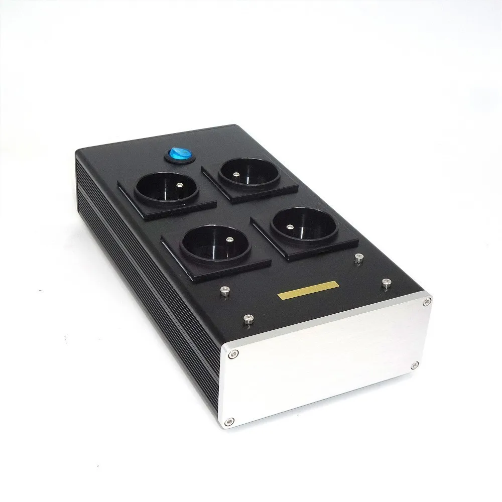 EU-4P التيار المتناوب الطاقة EMI تصفية مكيف الطاقة لتنقية الطاقة حماية الطفرة مع الاتحاد الأوروبي مأخذ التيار الكهربائي تمديد المقبس