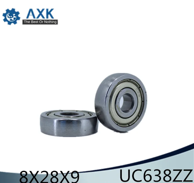 UC638ZZ Bearing 8*28*8 mm ( 4 Pcs ) ABEC-1 Grade C28 CS638Z Miniature UC 638 ZZ Ball Bearings