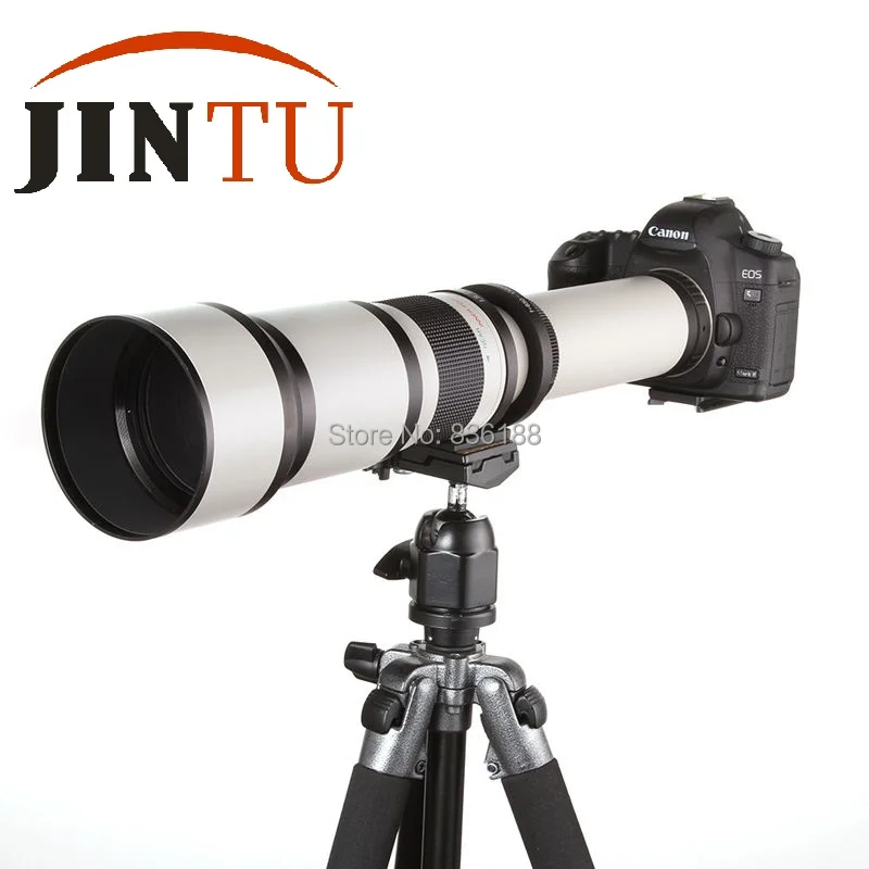 JINTU 650-1300mm f/8-16 Super Telephoto Zoom Lens for Fuji Fujifilm X Mount X-E2 X-E1  X-T100 X-T10 X-T1IR X-T1 X-T20 Camera
