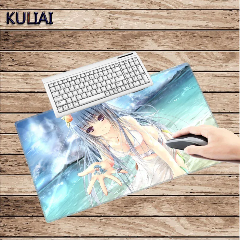 XGZ Print Anime Girls Sexy Mouse Pad Keyboard Gaming High School Dxd Cartoon Mouse Puzzle 1000 Office Decoration Desk Metroid