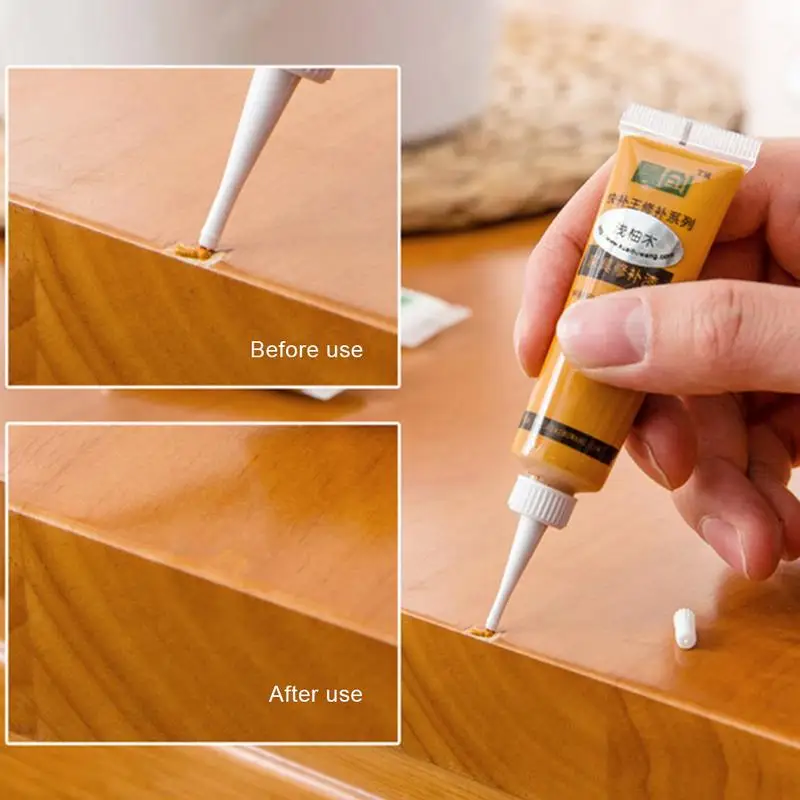 New Furniture Repair Paint Solid Wooden Refinishing Paste Floor Furniture Scratch Fast Remover Black Walnut Repair Paint Pen