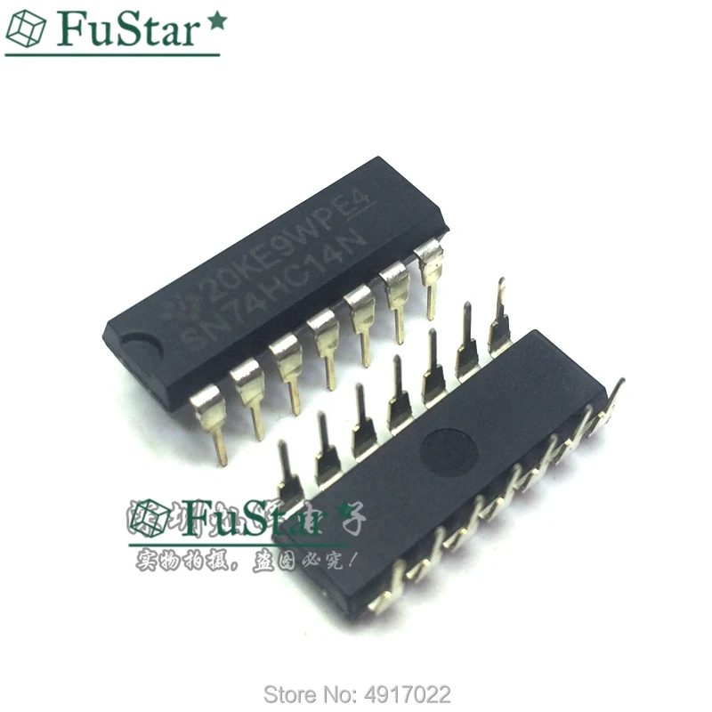 10PCS SN74HC14N DIP-14 SN74HC14 DIP 74HC14N DIP14 74HC14 new and original IC Six-phase Schmidt Flip-Flop