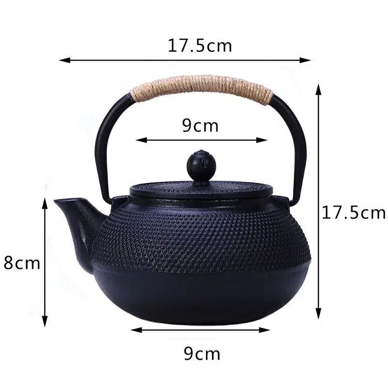 Iron Tea Pot Iron Teapot Tea Kettle For Boiling Water Oolong Tea 50/300/800ML Teaware Cooker Water Kettle Chinese Teapot Water