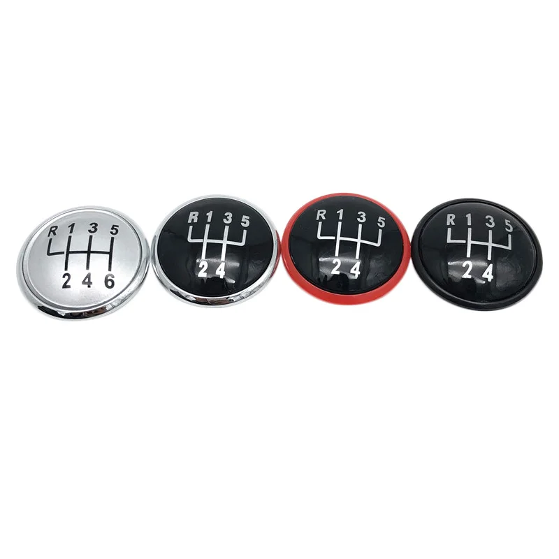 5/6 SpeedGear Shift Knob Cap Cover Badge Case For VW Golf 3 4 IV Jetta MK3 MK4 GTI Bora LUPO POLO CADDY SEAT IBIZA CORDOBA  INCA