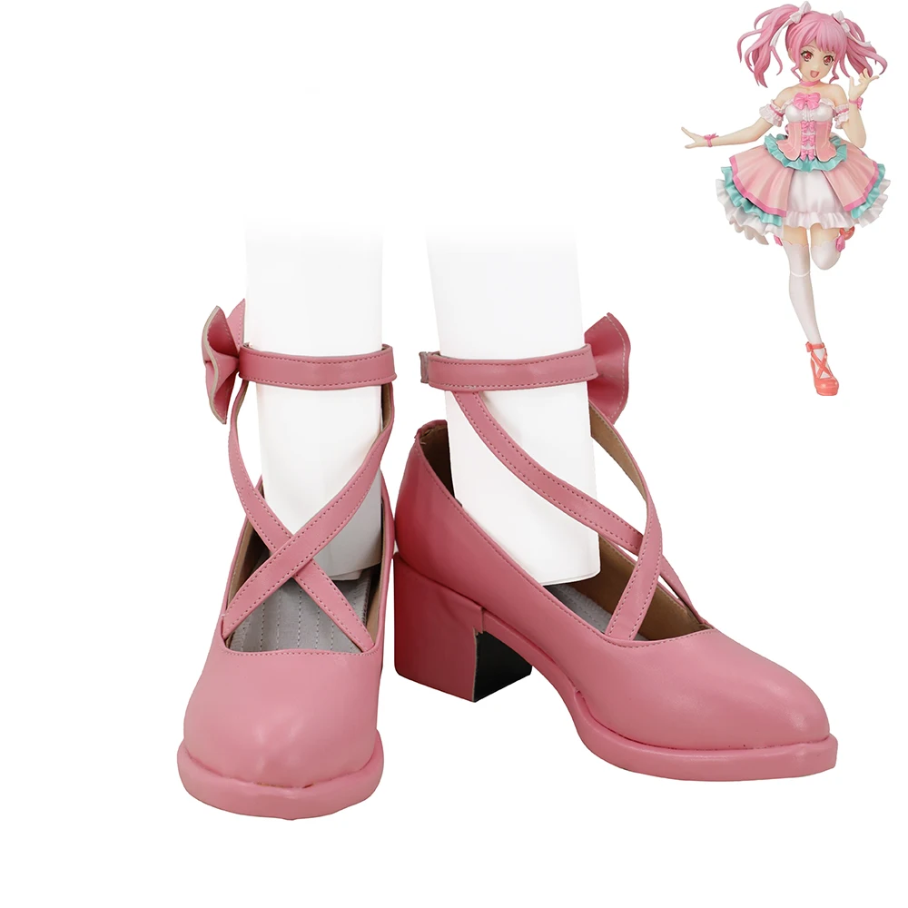 BanG Dream Pastel Palettes Maruyama Aya Cosplay Shoes Women Boots