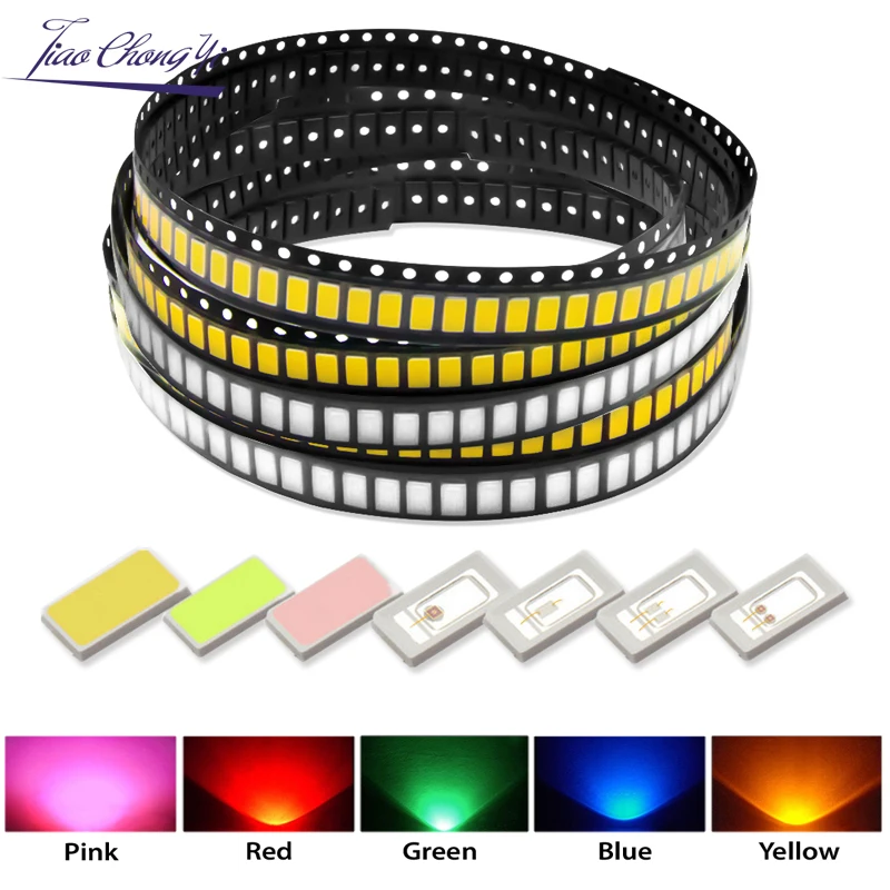 

Hot SMD 5730 / 5630 Chip LEDs Warm White Blue Red Yellow Pink Light Diode Beads For LED Strip Spotlight Bulb Diode Lamp Diy