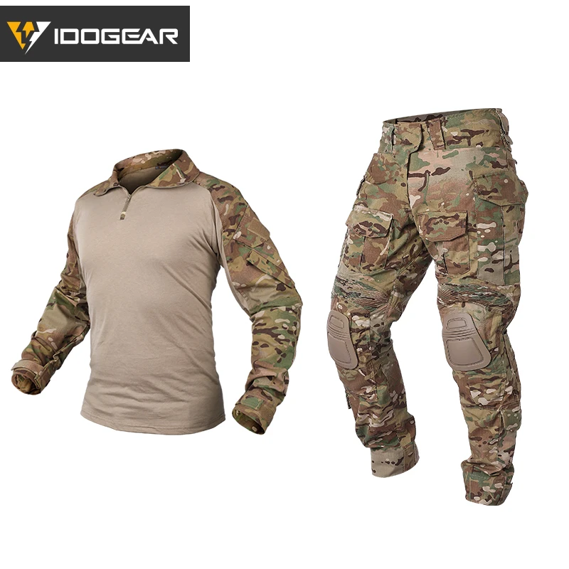 IDOGEAR Tactical Clothes camouflage uniform Gen3  Combat BDU clothes Sport Clothing 3001