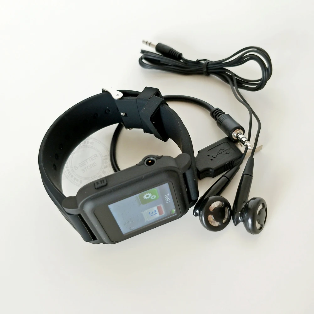 MP4 Learning Watch 25x25mm Display 8G Memory eBook Text Reader Music Player Multifunction Wristwatch Spain Russia Most Language