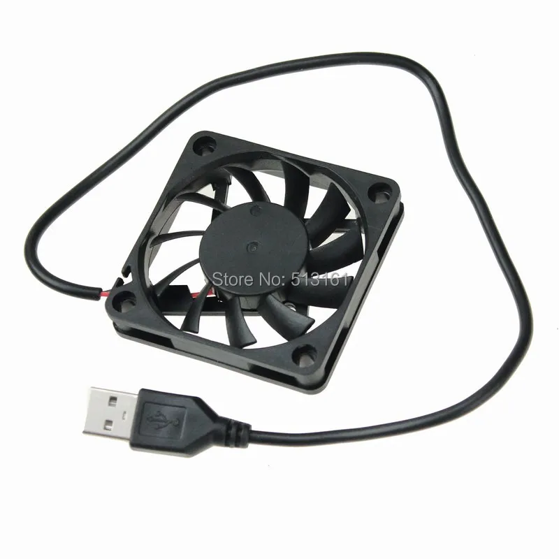 5 stück Gdstime 5V USB Computer Fall Fans 60mm 60x60x10mm Mini Kühler Kühlung fan