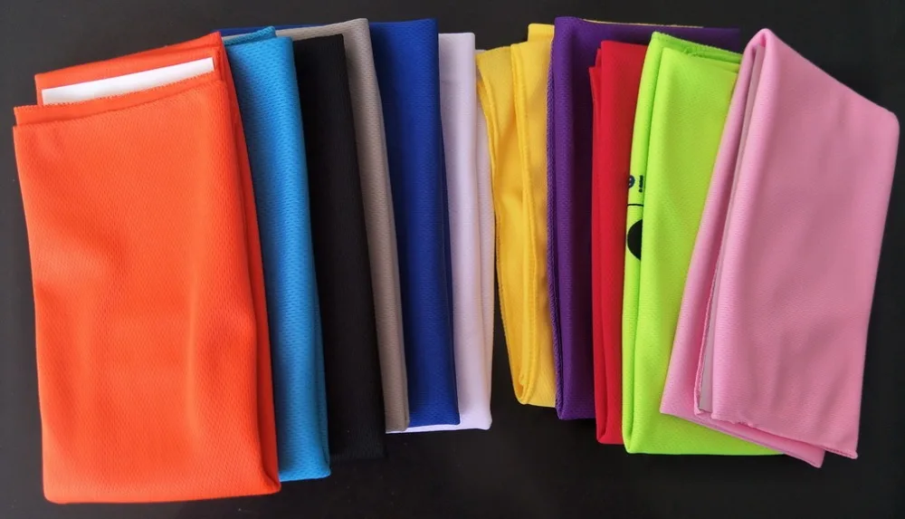 

30Pcs Mixed Color High Quality Sport / Face Cooling Towel Microfiber Fabric Quick-Dry Ice Towels For Workout Summer Towel