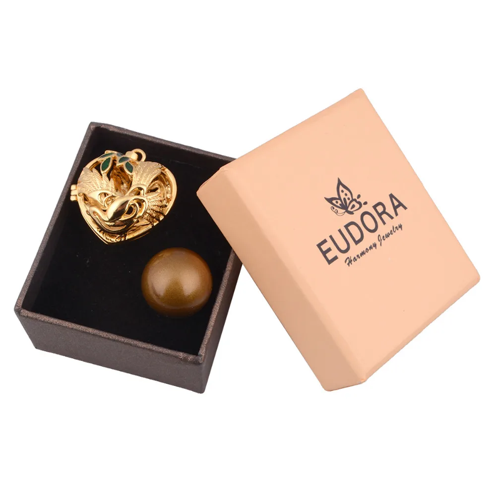 Gold Color Angel Caller Pendant Eudora Harmony Ball Mexcian Bola Engelsrufer Pregnant Women Colorful Belly Bola Pendant Jewelry