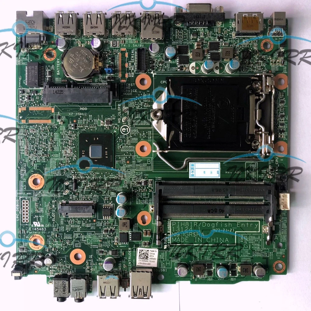 

E145483 DF1227 PIH81R/Dogfish_Entry 13124-1 N9JGR VRWRC D1FFC LGA1150 H81 for DELL Optiplex MICRO 3020M 9020M Motherboard