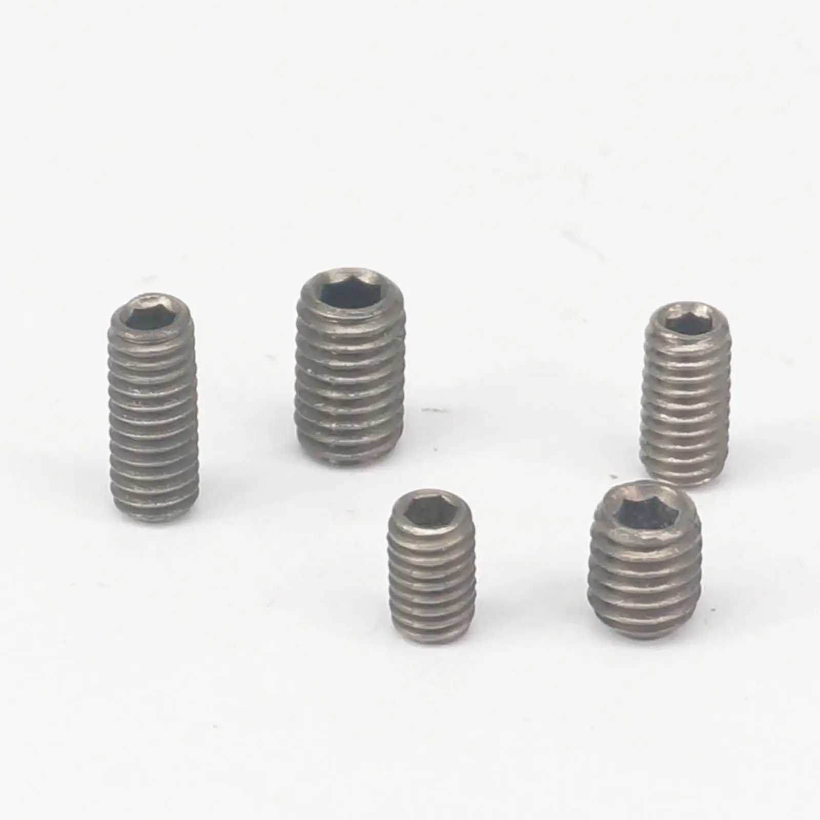 (10) M4 M5 M6 GR2 TA2 Titanium 6/8/10/12/15/20mm Length Cup Point Allen Socket Grub Screw Anti Acid Corrosion