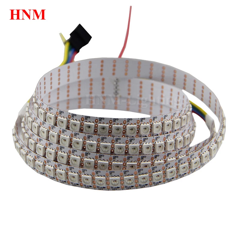 

2M 144LEDs/m WS2815 LED Strip 12V 5050 SMD RGB Pixel Neon Flexible Tape Light TV Lamp White/Black PCB IP20/IP65/IP67