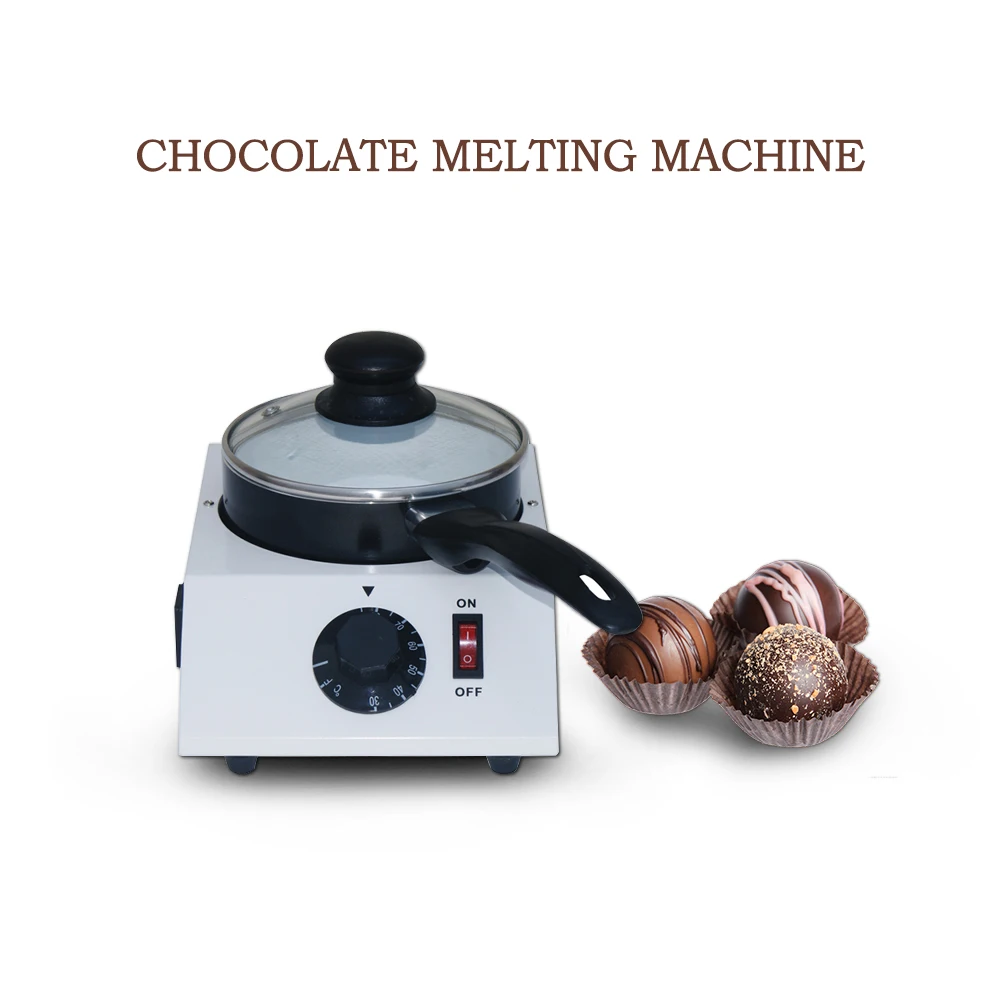 ITOP 40W Mini Electric Chocolate Cheese Melting Machine Ceramic Non-Stick Pot Tempering Cylinder Melter Pan (1 Melting Pot)