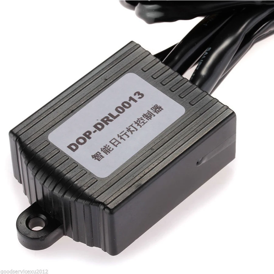 Car DRL LED Fog Light Automatic ON/OFF Controller Module Box Relay Harness Kit