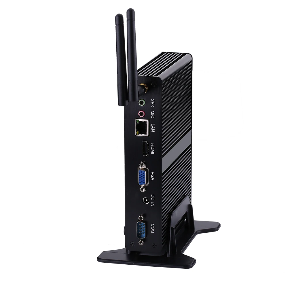 Fanless Mini PC, HUNSN ABM10,Intel Celeron J1800/N2920/Pentium N3520,Windows 11/Ubuntu,AC WiFi,2COM,VGA,HDMI,USB3.0,4USB2.0,LAN